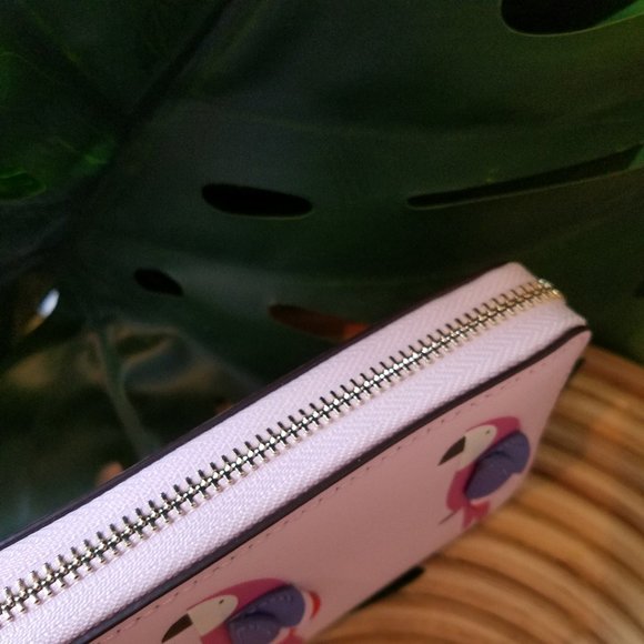 NWT Kate Spade Large Continental Wallet Parrot - Picture 7 of 10